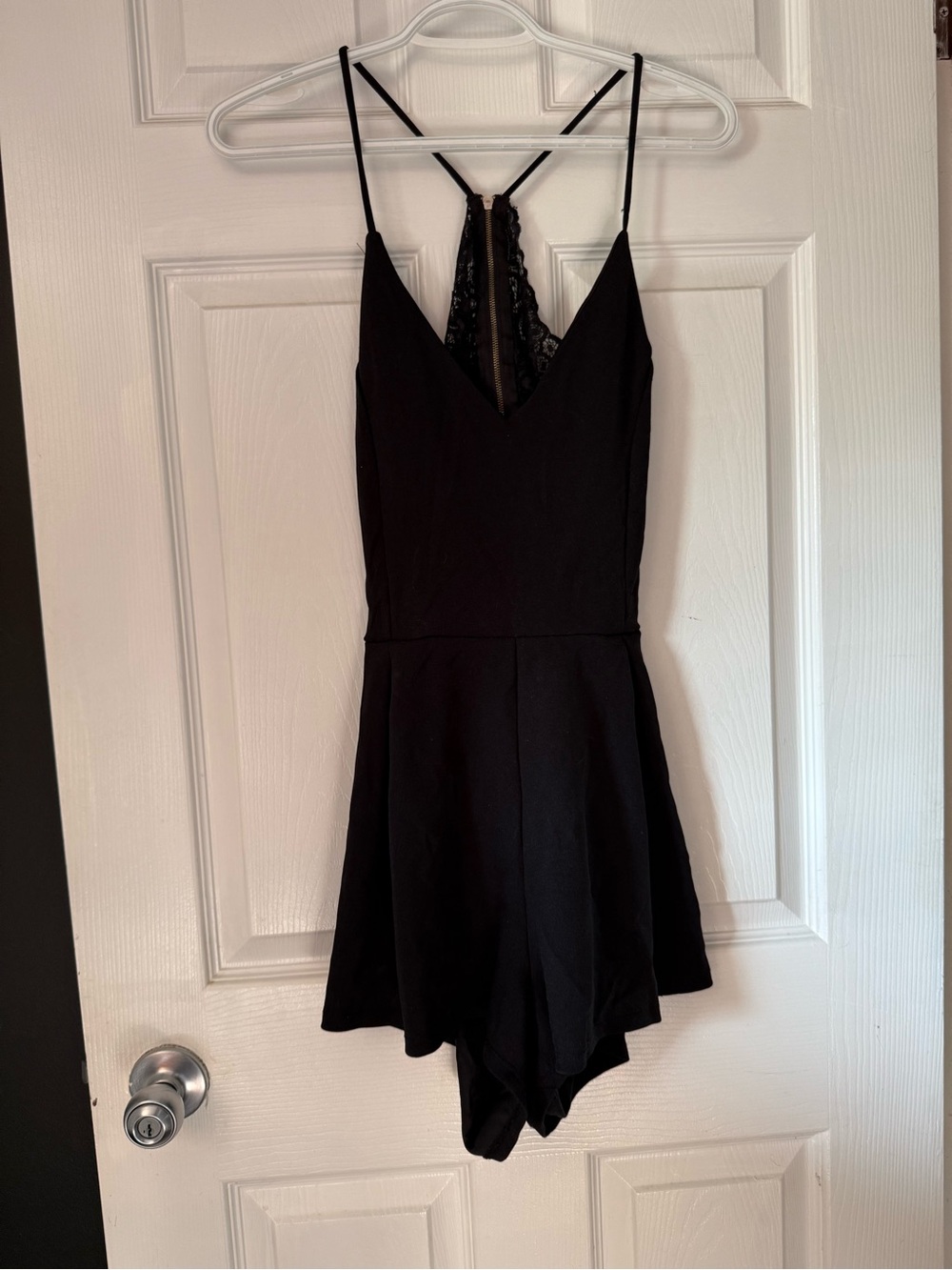 Revamped Black Elastic-Waist Jumpsuit